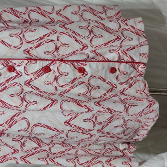 Soma candy cane pajamas, sz large - Picture 3 of 12